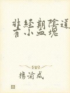 非经期阴道出血有小血块