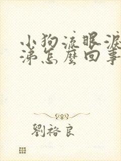 小狗流眼泪流鼻涕怎么回事