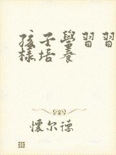 孩子学习习惯怎样培养