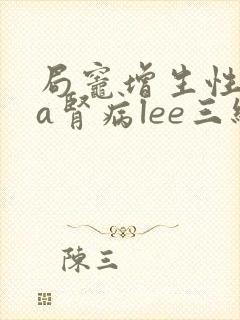 局灶增生性iga肾病lee三级治疗费用