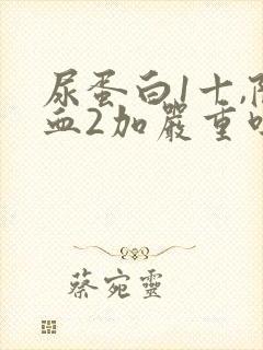 尿蛋白1十,隐血2加严重吗