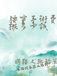 腰穿手术费用大概多少钱