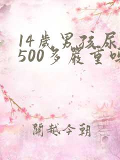 14岁男孩尿酸500多严重吗