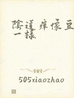 阴道痒像豆腐渣一样