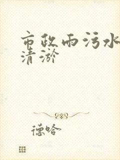 市政雨污水管道清淤