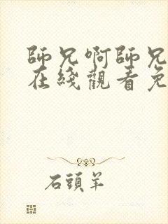 师兄啊师兄动漫在线观看免费全集