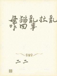 母猫乱拉乱尿是咋回事