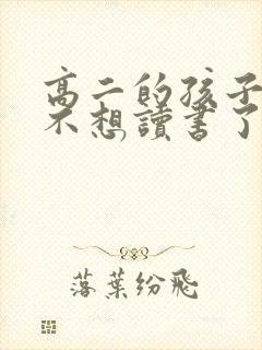 高二的孩子厌学不想读书了咋办