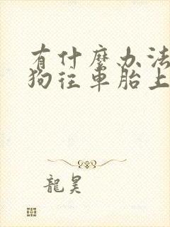 有什么办法不让狗往车胎上撒尿