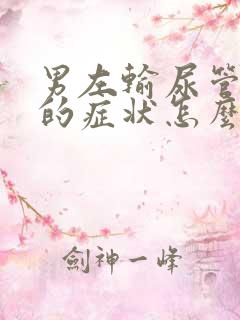 男左输尿管结石的症状怎么治疗