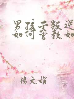 男孩子叛逆期该如何管教如何开导