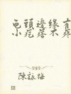 龟头边缘有一圈小疙瘩不疼不痒