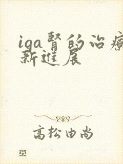 iga肾的治疗新进展