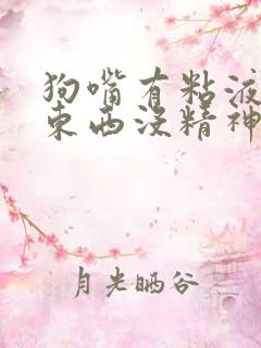 狗嘴有粘液不吃东西没精神