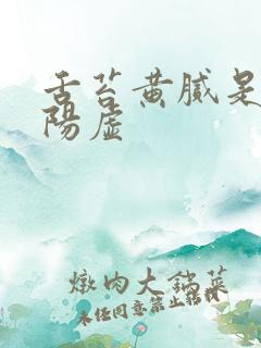 舌苔黄腻是阴虚阳虚