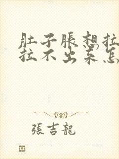 肚子胀想拉屎又拉不出来怎么办