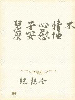 儿子心情不好怎么安慰他