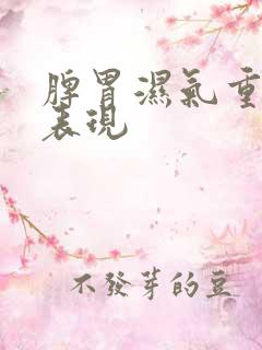 脾胃湿气重症状表现