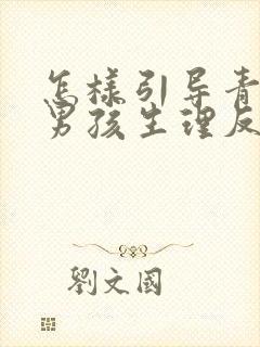 怎样引导青春期男孩生理反应