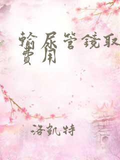 输尿管镜取结石费用