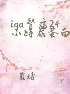 iga肾病24小时尿蛋白控制在多少