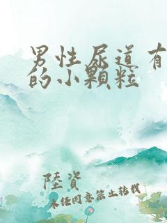 男性尿道有白色的小颗粒