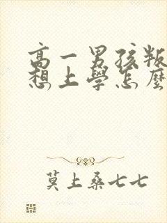 高一男孩叛逆不想上学怎么办