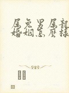 属兔男属龙女的婚姻怎么样