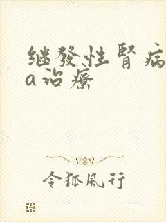 继发性肾病iga治疗