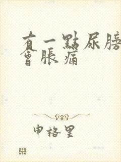 有一点尿膀胱就会胀痛