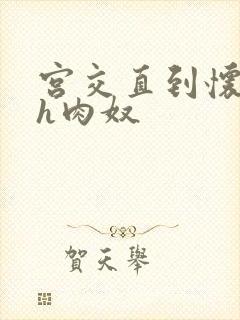 宫交直到怀孕文h肉奴