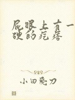 屁眼上有一个硬硬的疙瘩