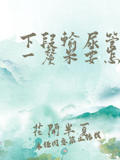 下段输尿管结石一厘米要怎么治疗