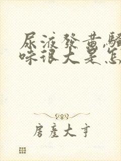 尿液发黄,骚臭味很大是怎么回事