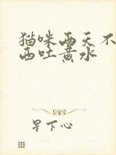 猫咪两天不吃东西吐黄水