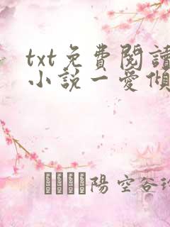 txt免费阅读小说一爱倾城