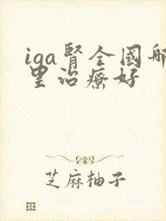 iga肾全国哪里治疗好