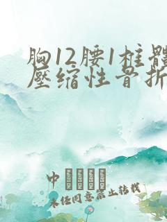 胸12腰1椎体压缩性骨折最佳恢复期