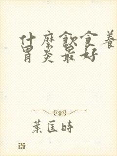 什么饮食养胃治胃炎最好