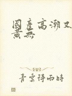 国产高潮又爽又黄无