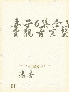 妻子6集全集免费观看完整版