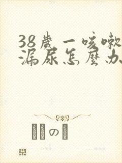 38岁一咳嗽就漏尿怎么办