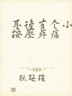 耳后有个小鼓包按压疼痛