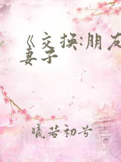 《交换:朋友的妻子