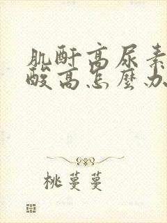 肌酐高尿素高尿酸高怎么办