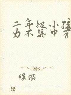 二年级小孩注意力不集中有什么办法