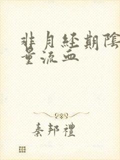 非月经期阴道少量流血