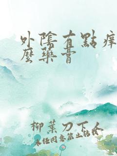 外阴有点痒涂什么药膏