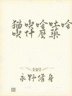 猫吃啥吐啥应该吃什么药