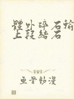 体外碎石输尿管上段结石